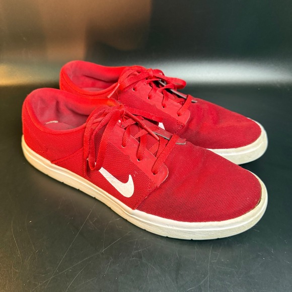 Nike Portmore Ultralight SB University Red Size 9 - Picture 1 of 7